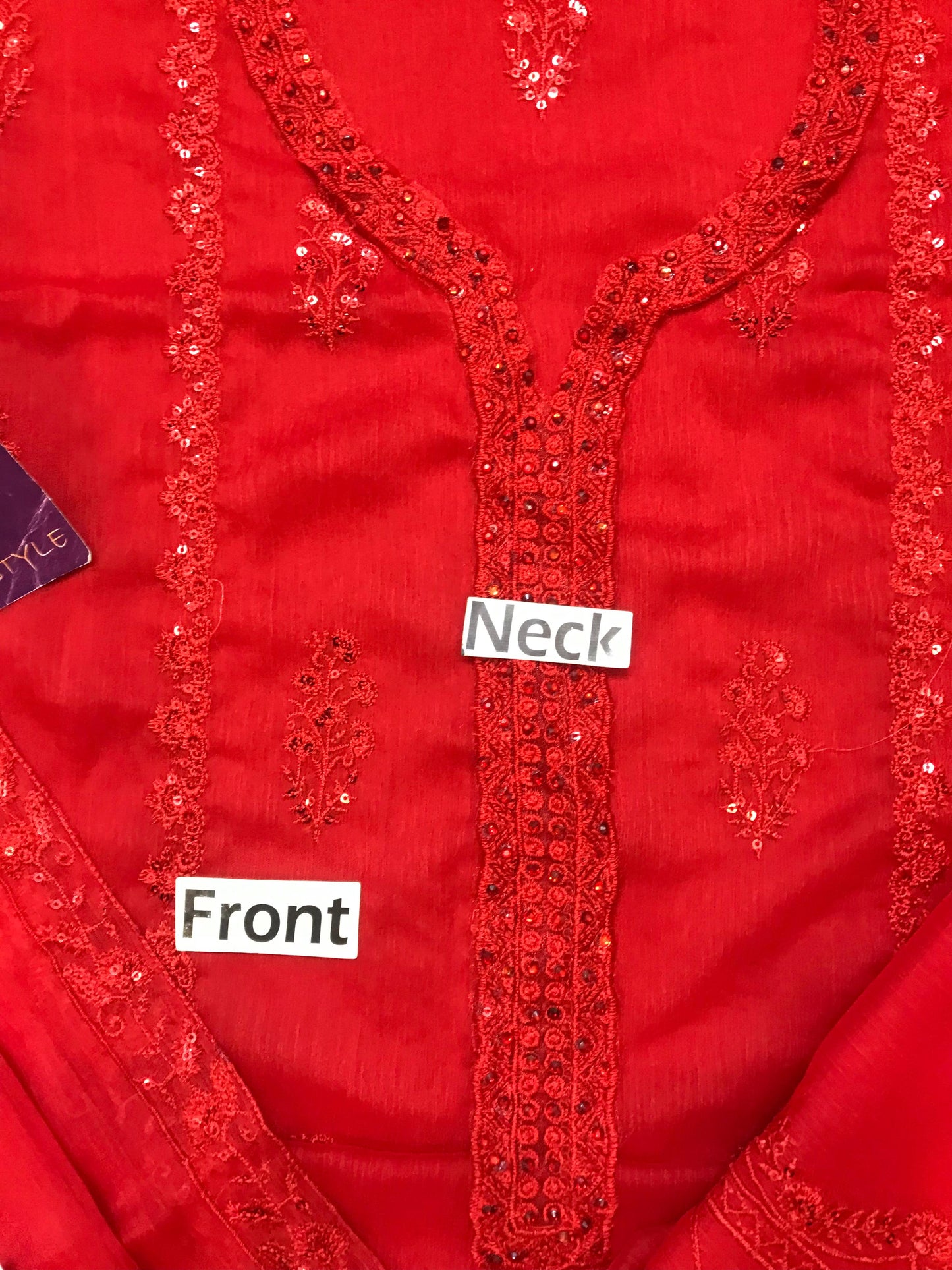 Baroque Chiffon Suit