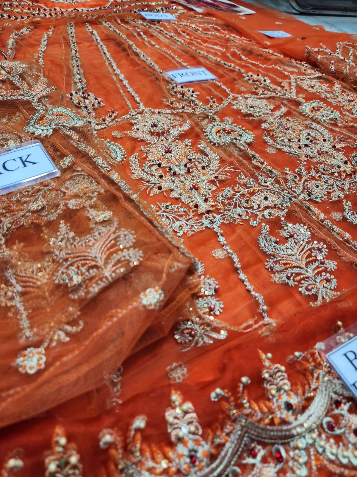 Akbar Aslam Net Frock-Aarasta