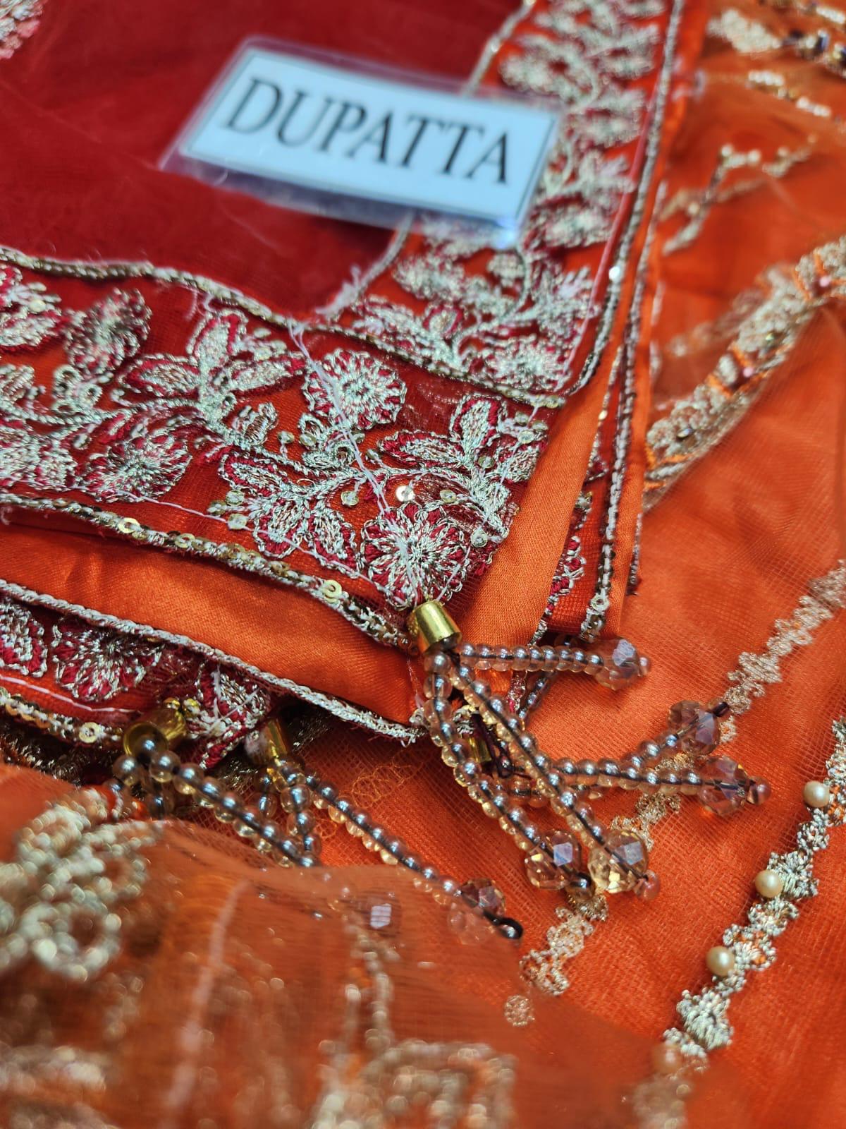 Akbar Aslam Net Frock-Aarasta