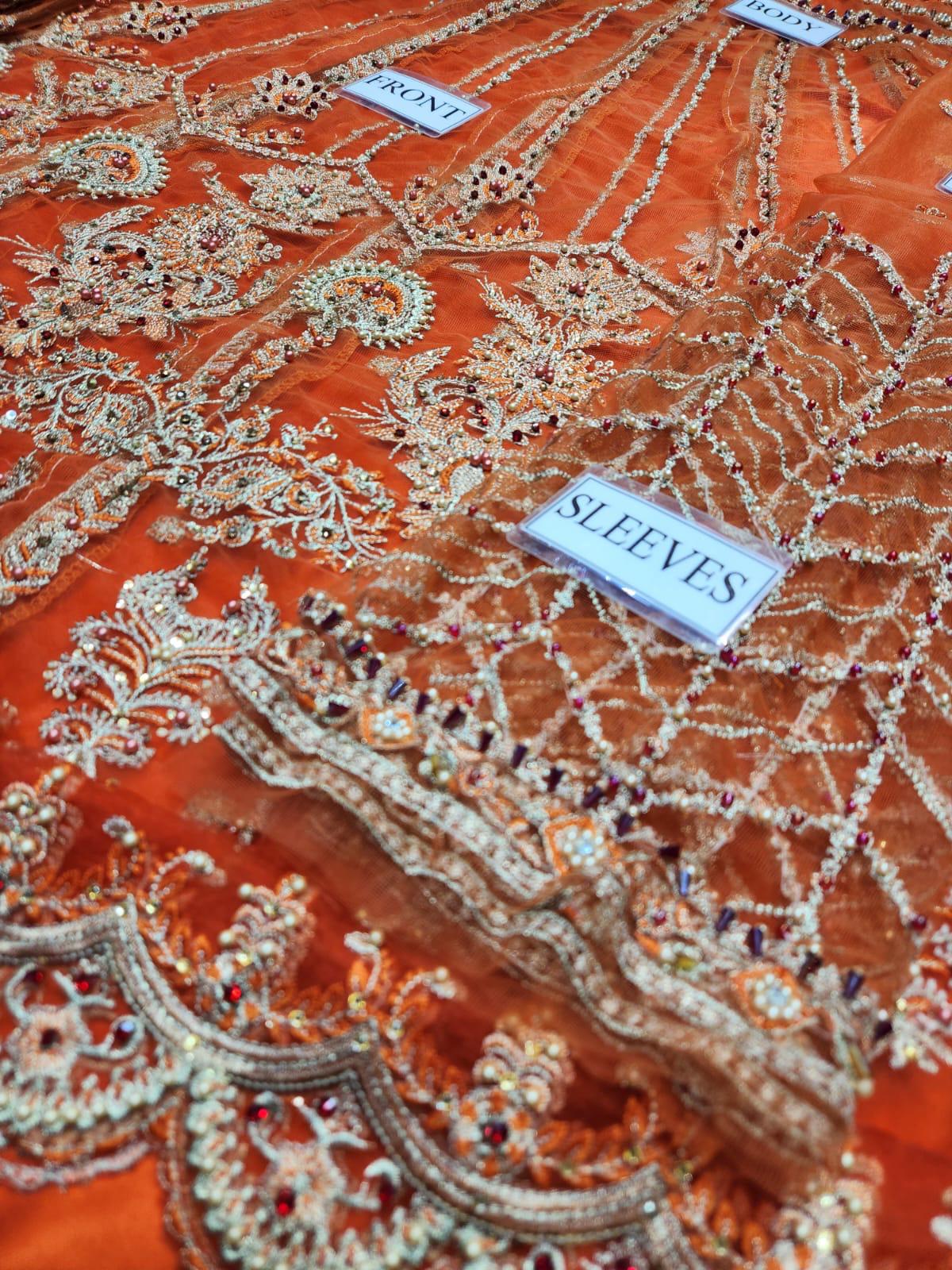 Akbar Aslam Net Frock-Aarasta