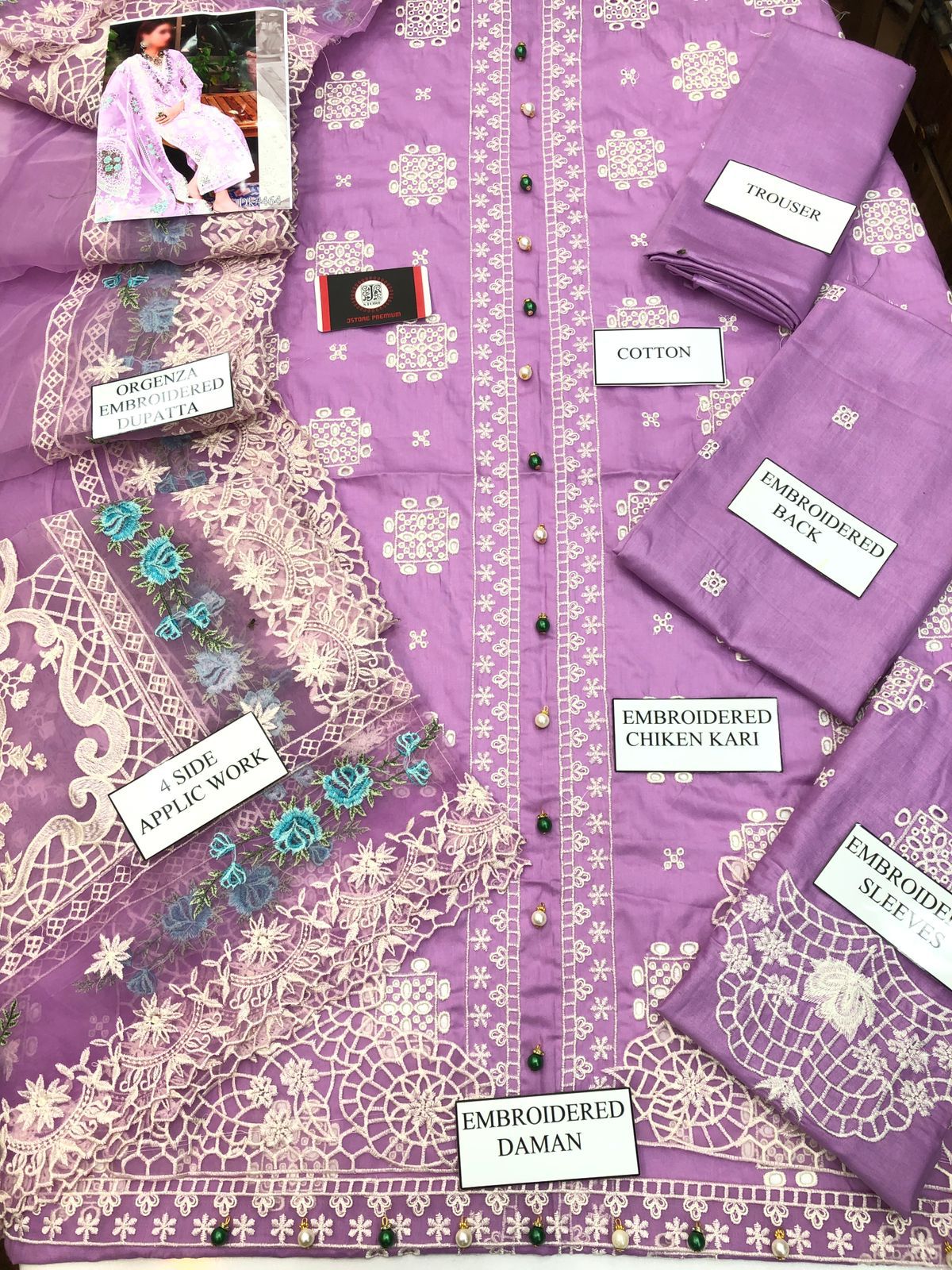Crimson Cotton Suit-Aarasta