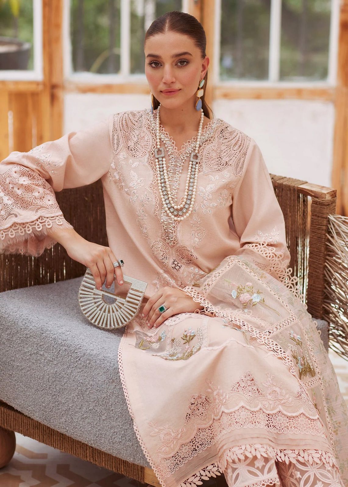 Crimson Lawn Suit-Aarasta