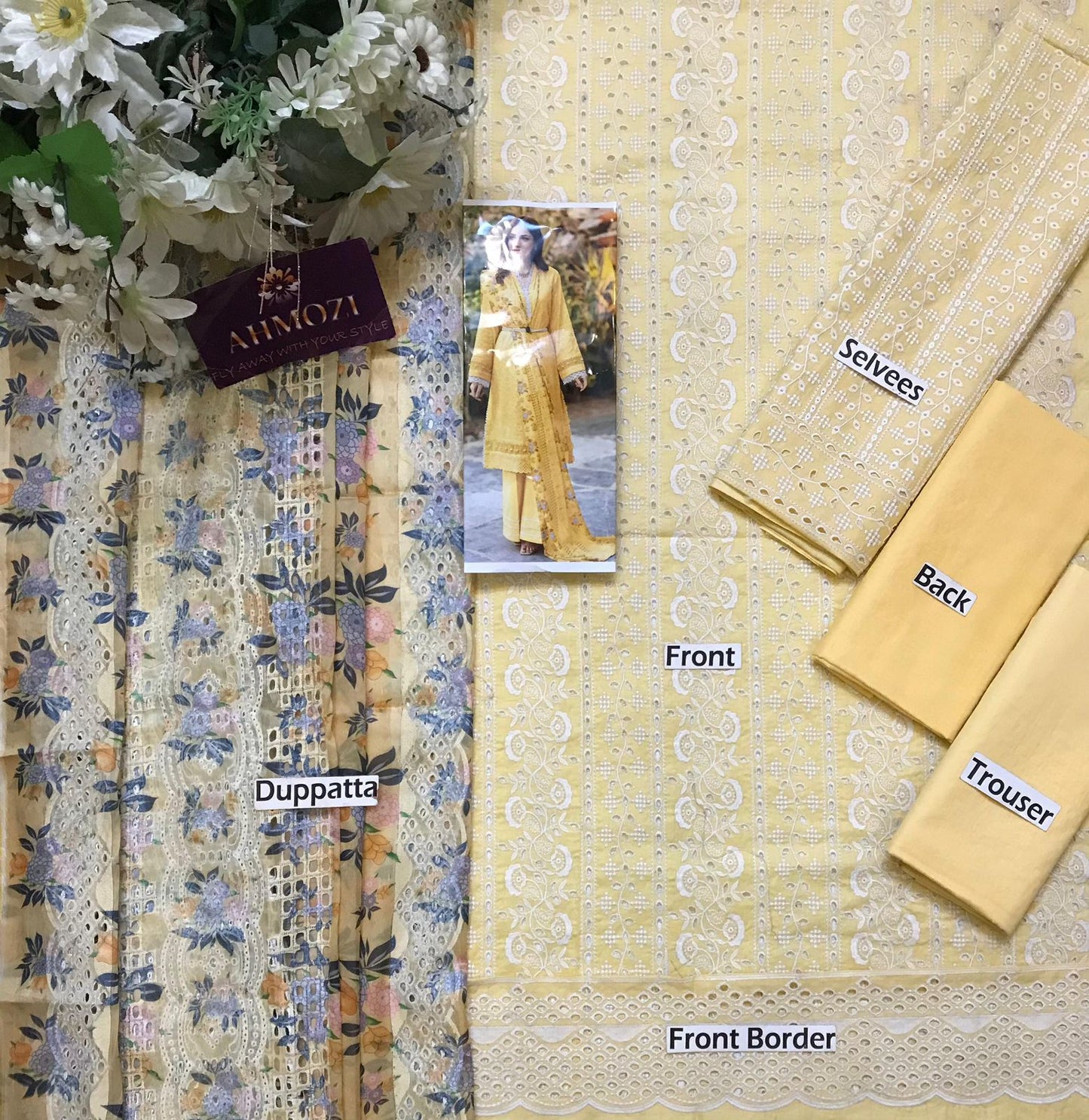 Frushia Lawn Suit-Aarasta