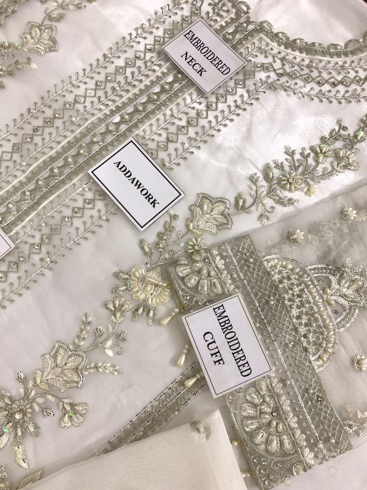 Afrozeh Organza Bridal Suit-Aarasta