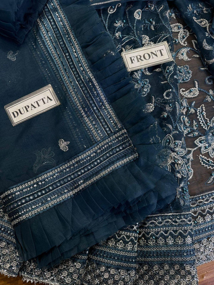 Afrozeh Organza Frock-Aarasta