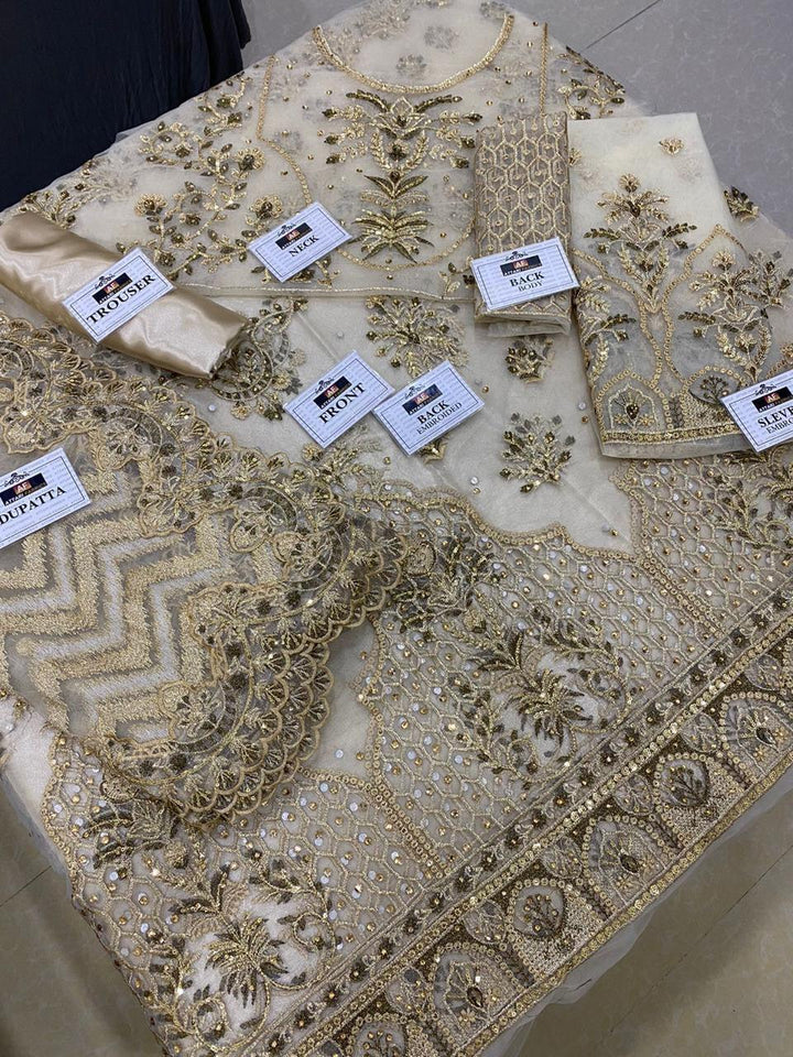 Afrozeh Net Frock-Aarasta