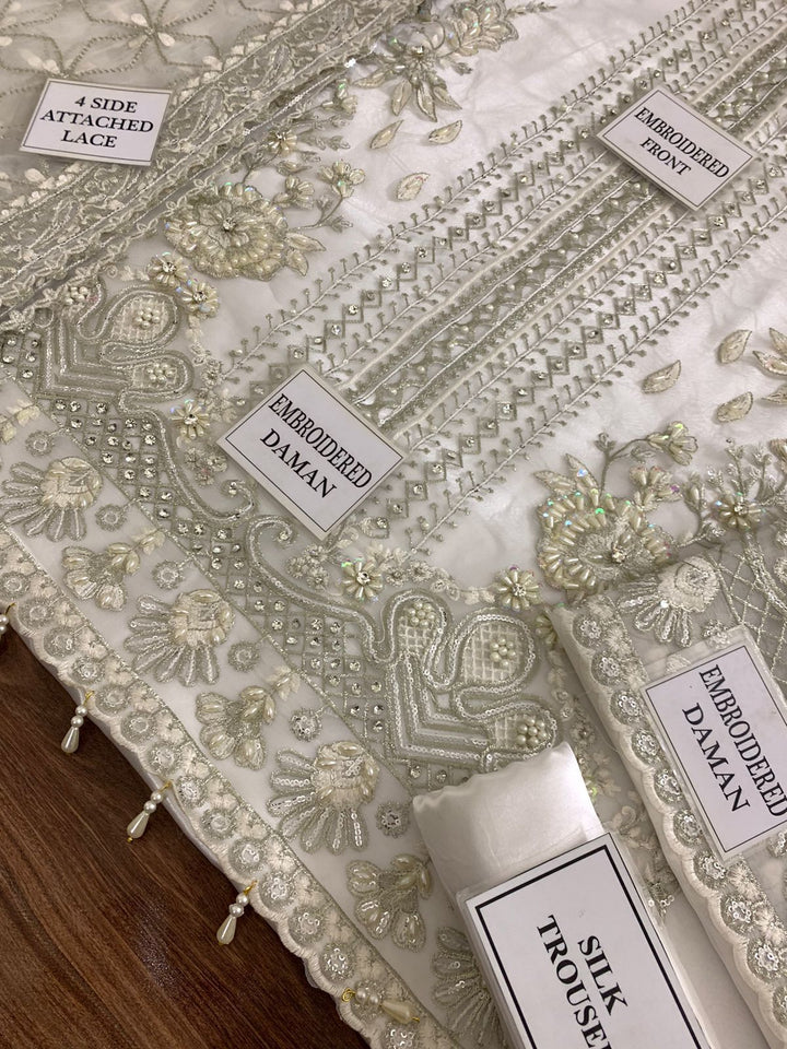 Afrozeh Organza Bridal Suit-Aarasta