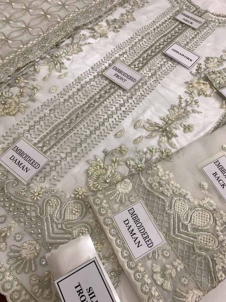 Afrozeh Organza Bridal Suit-Aarasta