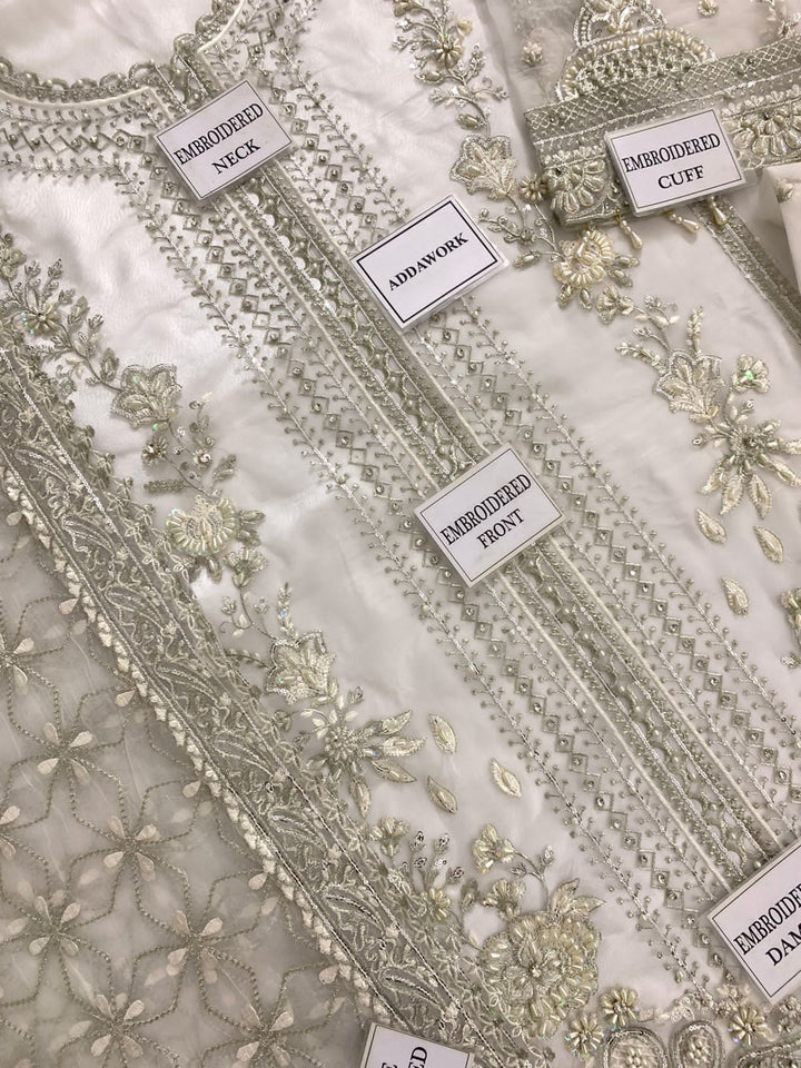 Afrozeh Organza Bridal Suit-Aarasta