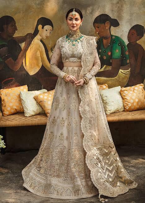 Afrozeh Net Frock-Net-Off White-Maxi-Aarasta