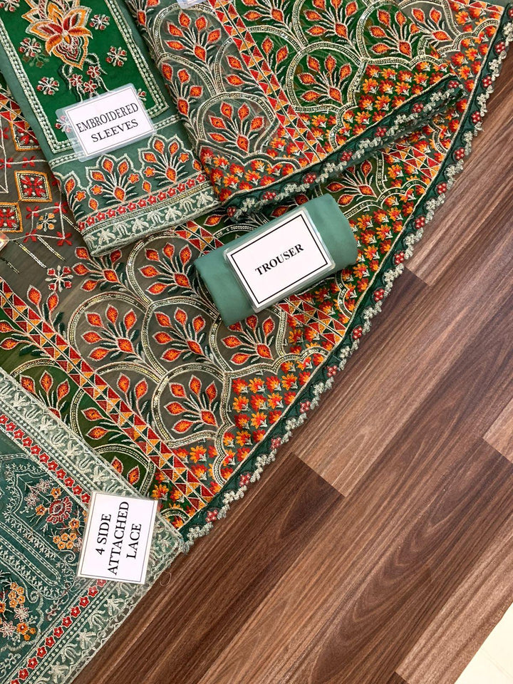 Akbar Aslam Organza Frock-Aarasta