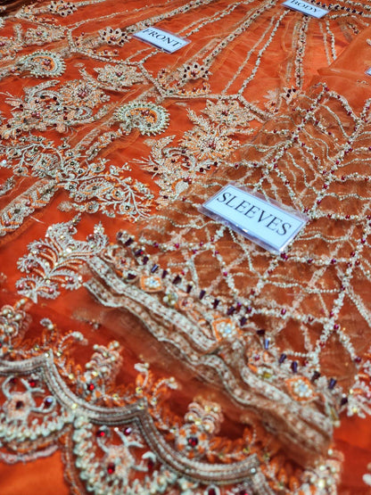 Akbar Aslam Net Frock-Aarasta