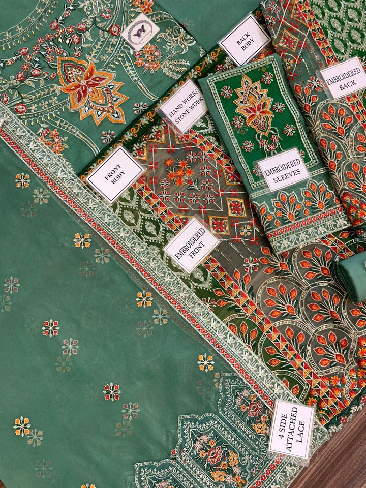 Akbar Aslam Organza Frock-Aarasta