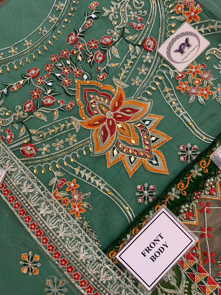 Akbar Aslam Organza Frock-Aarasta