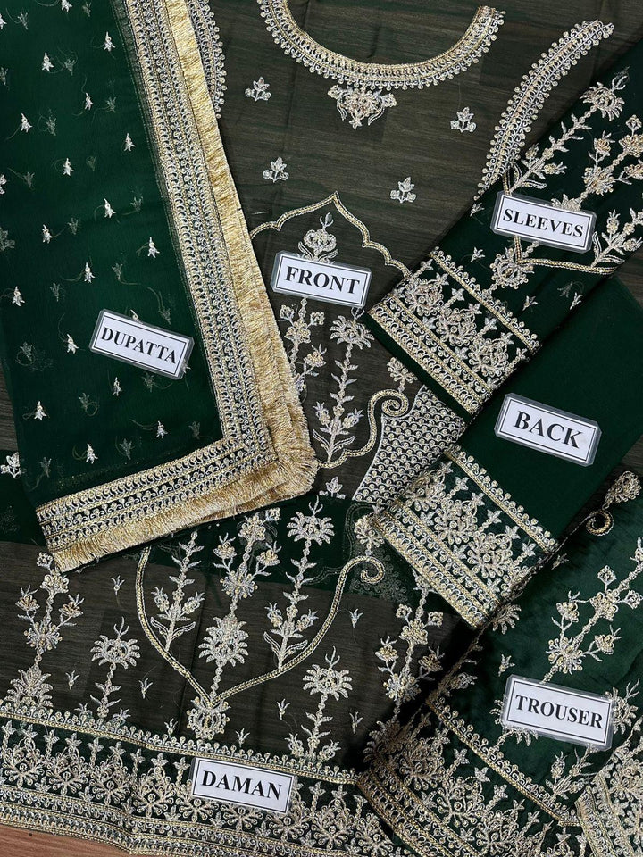 Maha Wajahat Chiffon Gharara-Aarasta