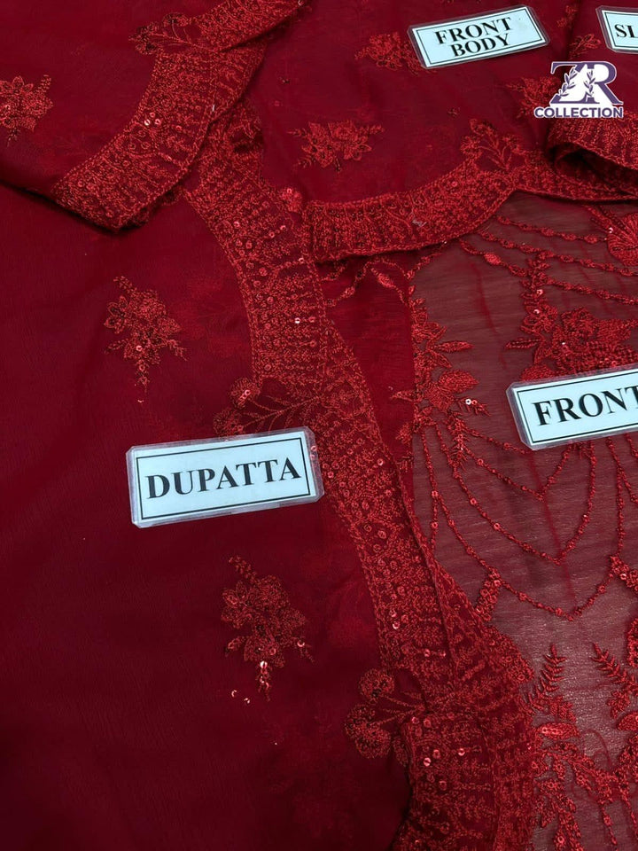 Alizeh Chiffon Frock-Aarasta