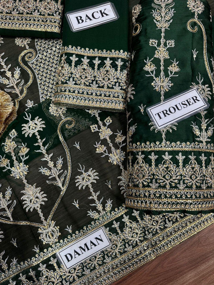 Maha Wajahat Chiffon Gharara-Aarasta