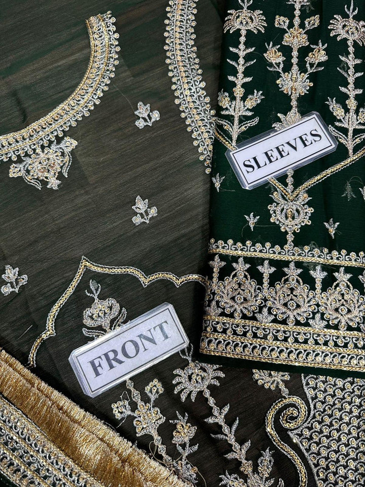 Maha Wajahat Chiffon Gharara-Aarasta