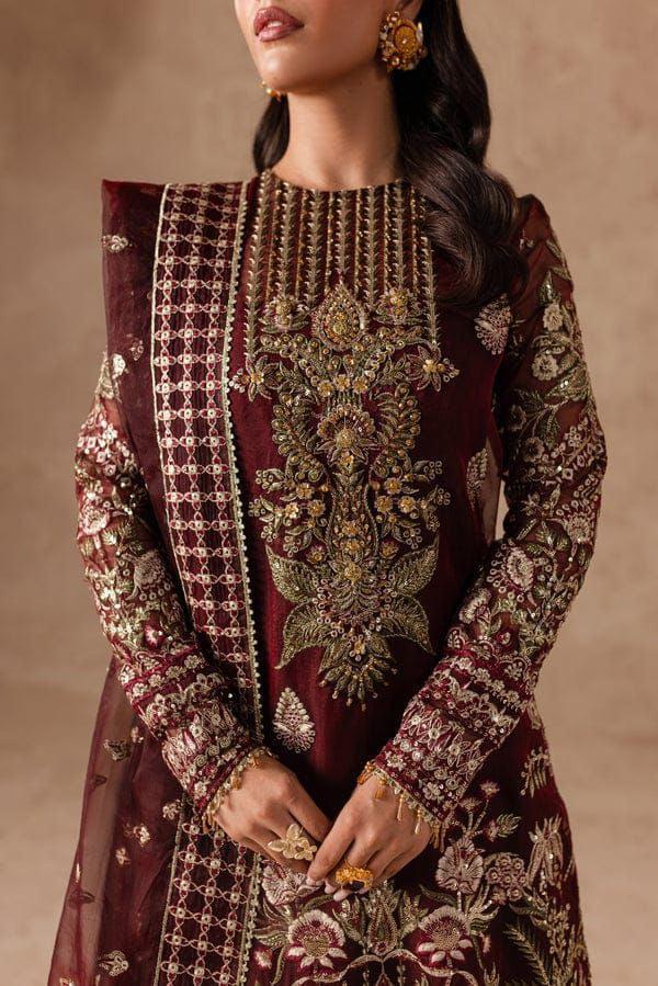 Alizeh Chiffon Bridal Suit-Aarasta