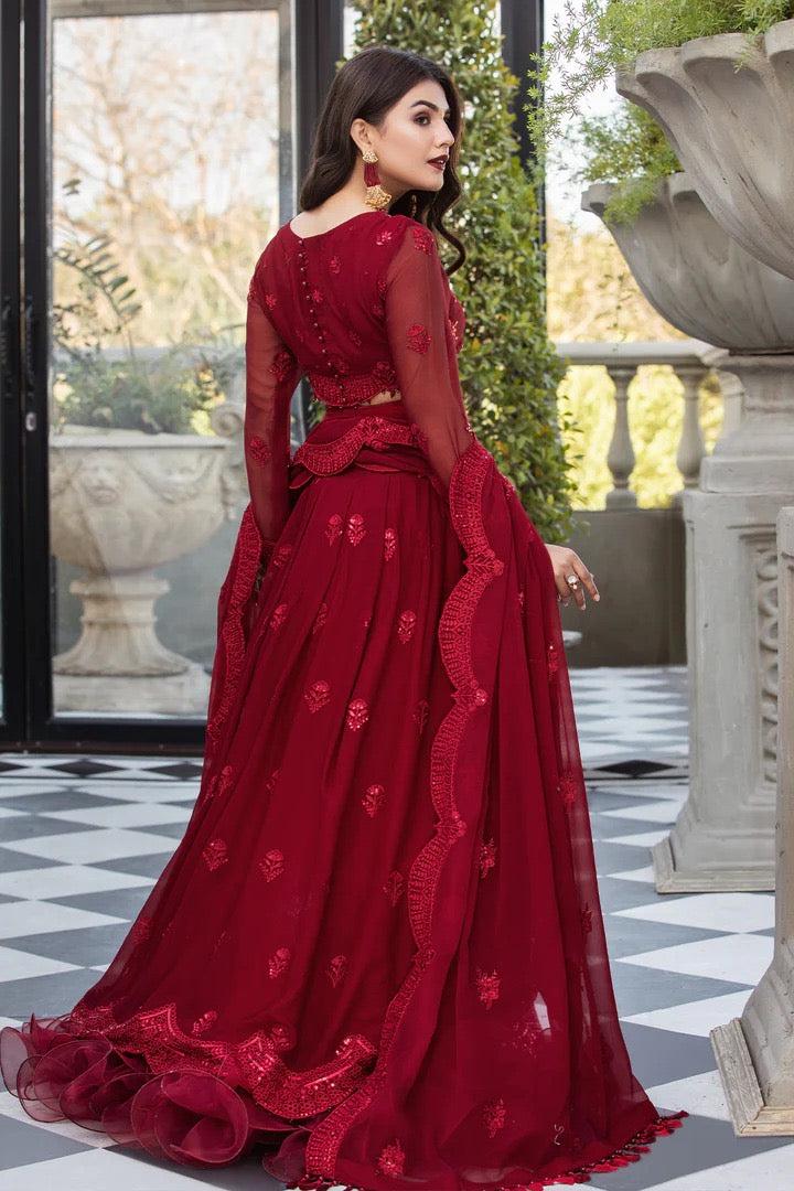 Alizeh Chiffon Frock-Aarasta