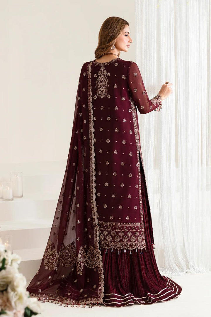 Alizeh Chiffon Bridal Suit-Aarasta