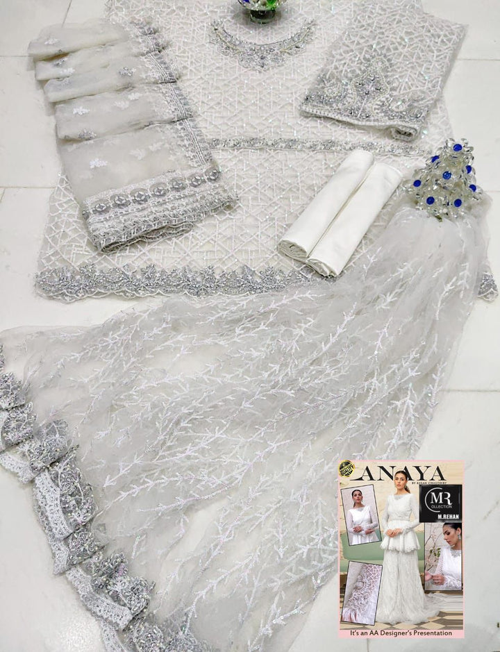 Anaya Net Bridal Suit-Aarasta