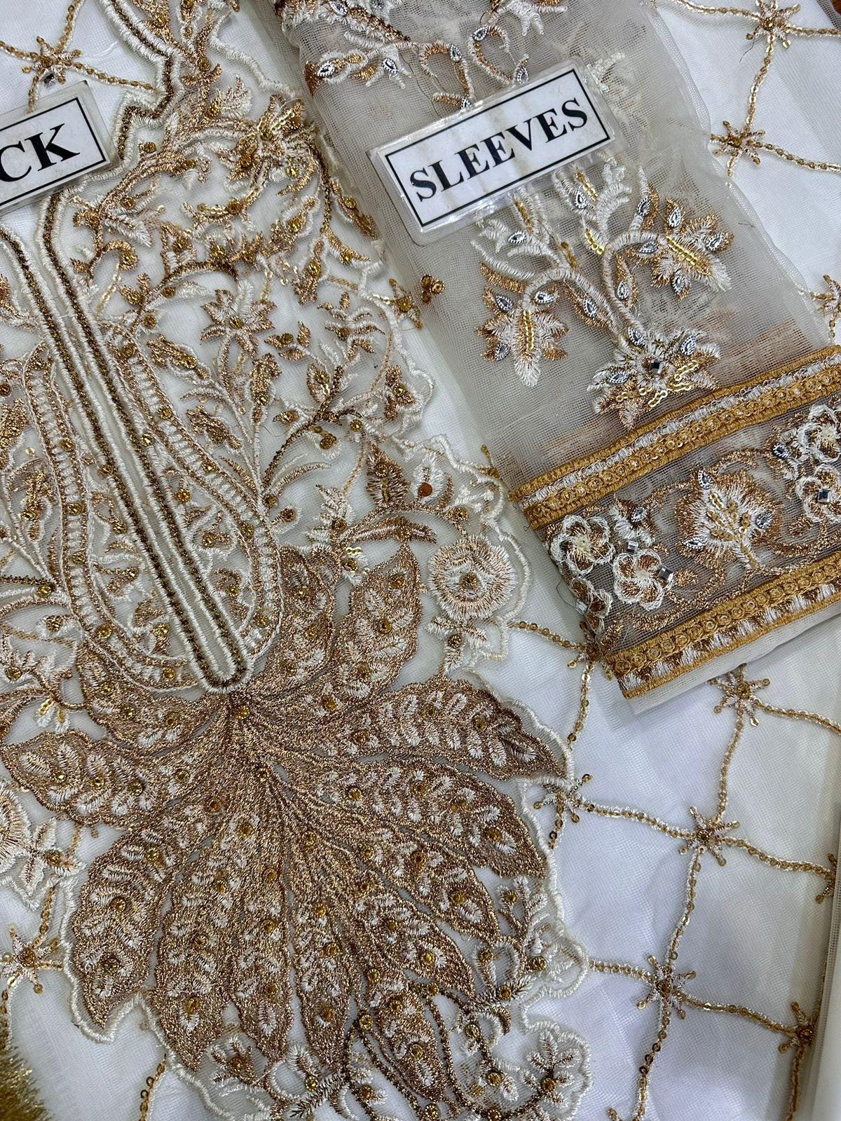 Anaya Net Bridal Suit-Aarasta