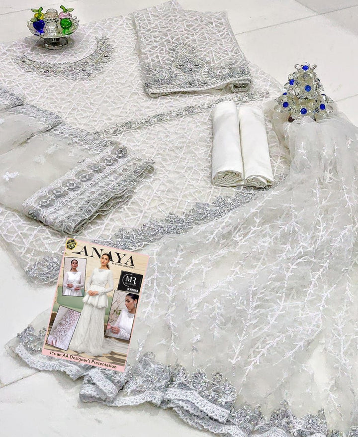 Anaya Net Bridal Suit-Aarasta