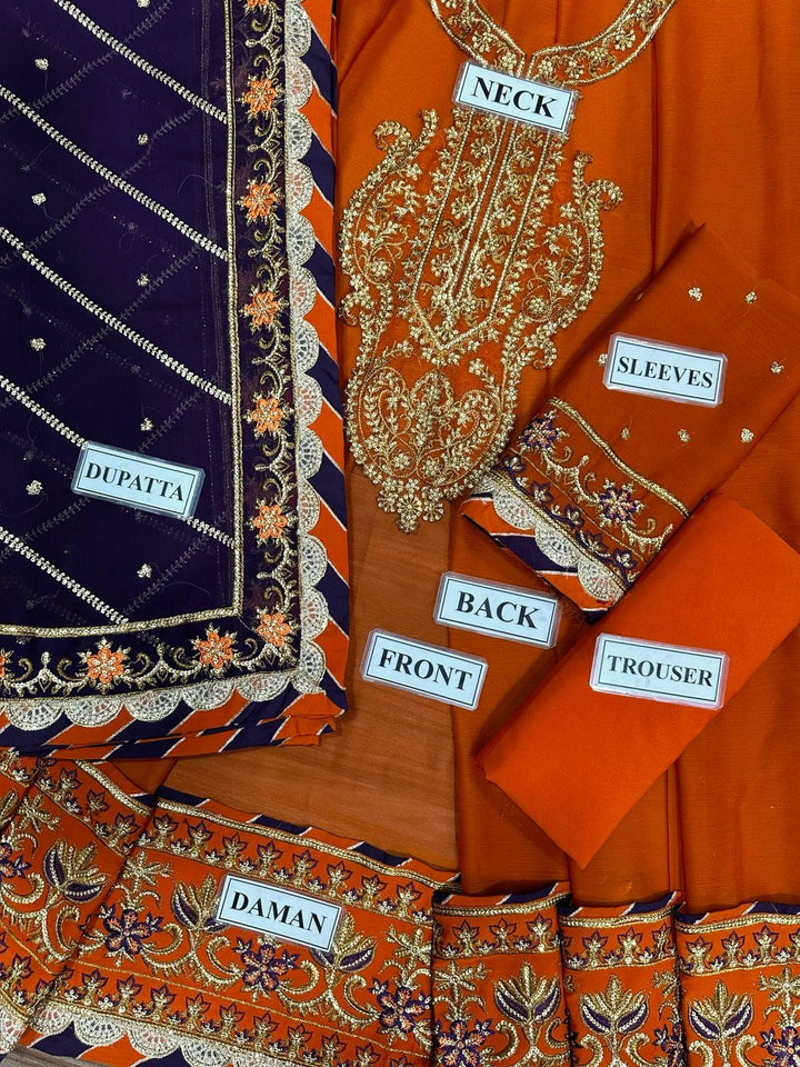 Asim Jofa Chiffon Maxi-Aarasta