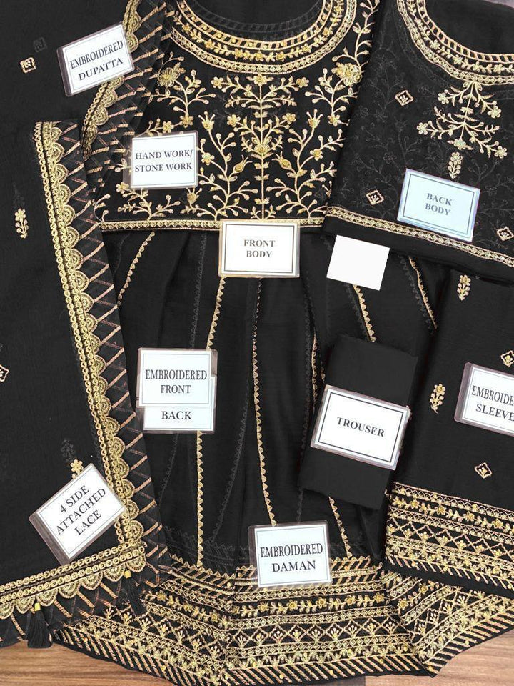 Asim Jofa Chiffon Maxi-Aarasta