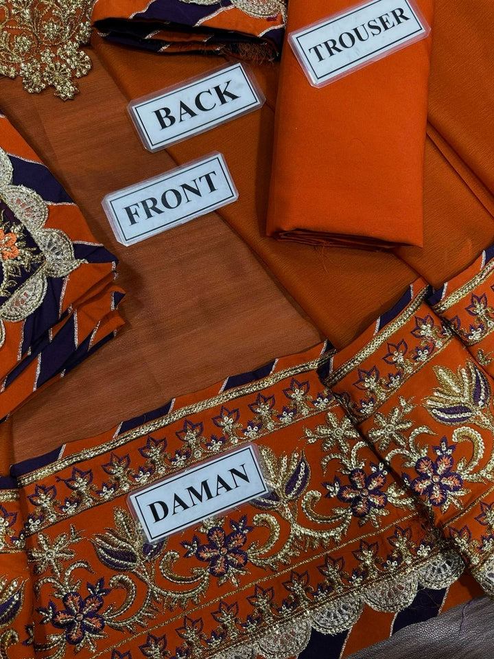 Asim Jofa Chiffon Maxi-Aarasta