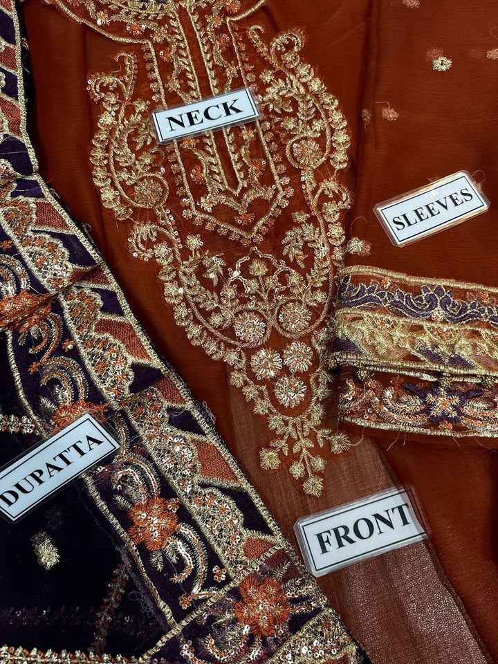 Asim Jofa Chiffon Maxi-Aarasta