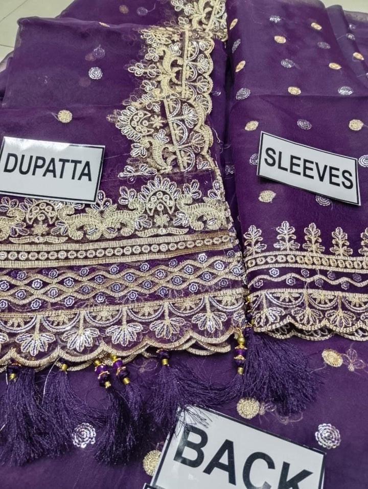 Asim Jofa Chiffon Suit-Aarasta