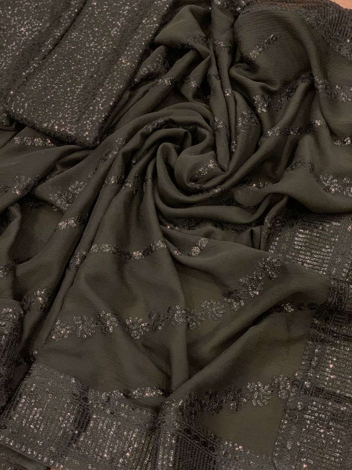 Asim Jofa Chiffon Saree-Aarasta