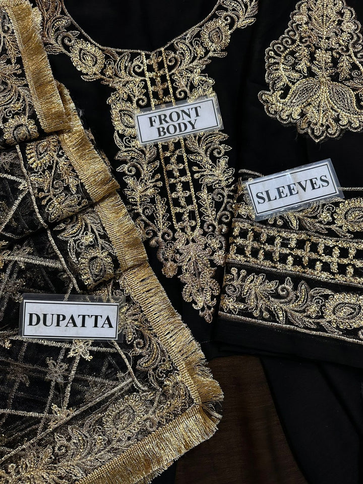 Asim Jofa Chiffon Frock-Aarasta