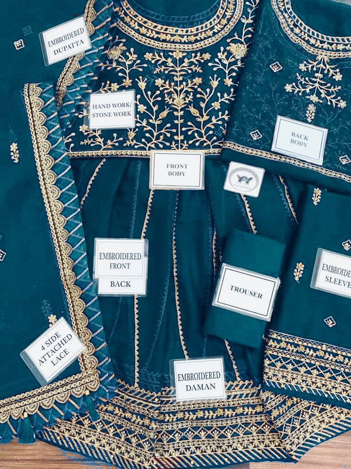 Asim Jofa Chiffon Maxi-Aarasta