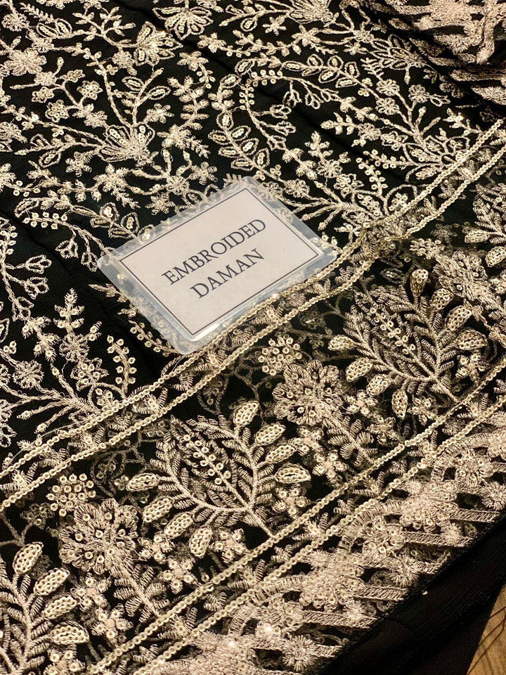 Asim Jofa Chiffon Frock-Aarasta