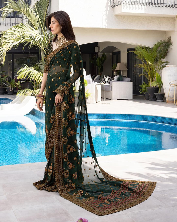 Asim Jofa Chiffon Saree-Aarasta