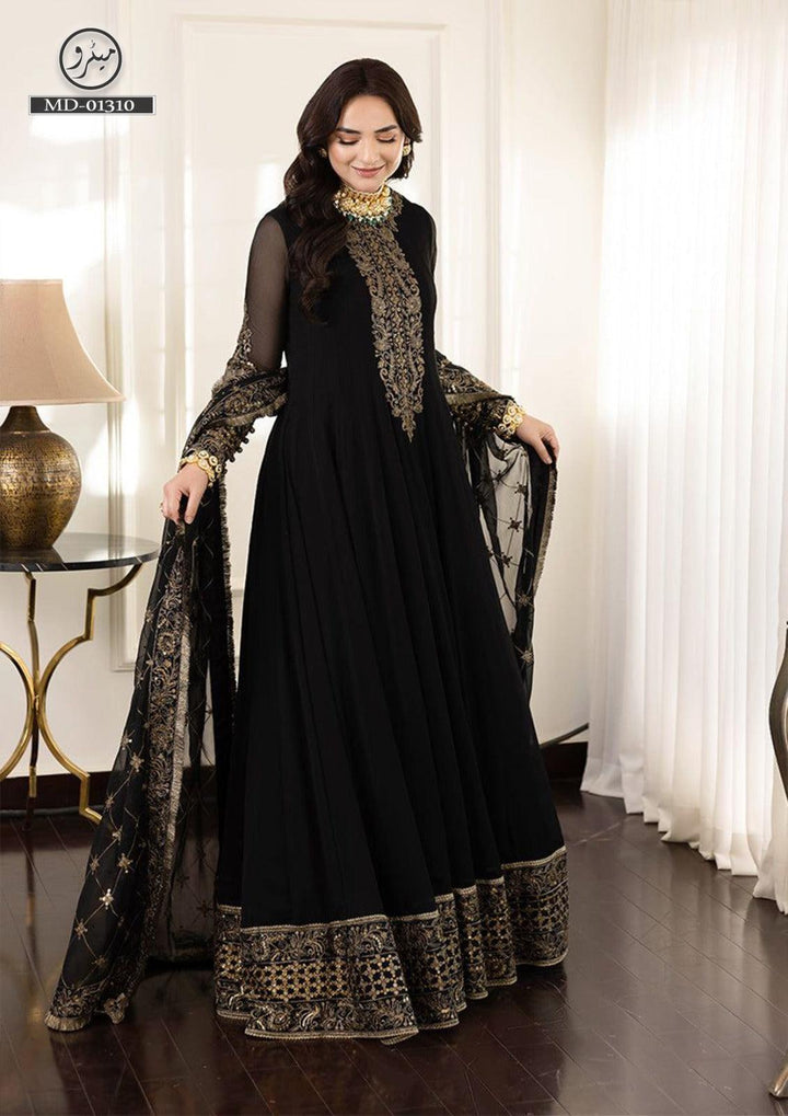 Asim Jofa Chiffon Frock-Aarasta