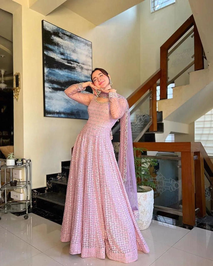 Haniya Amir Chiffon Maxi-Aarasta