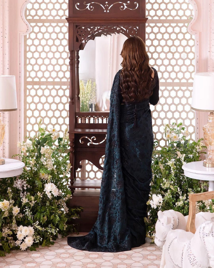 Asim Jofa Silk Saree-Aarasta