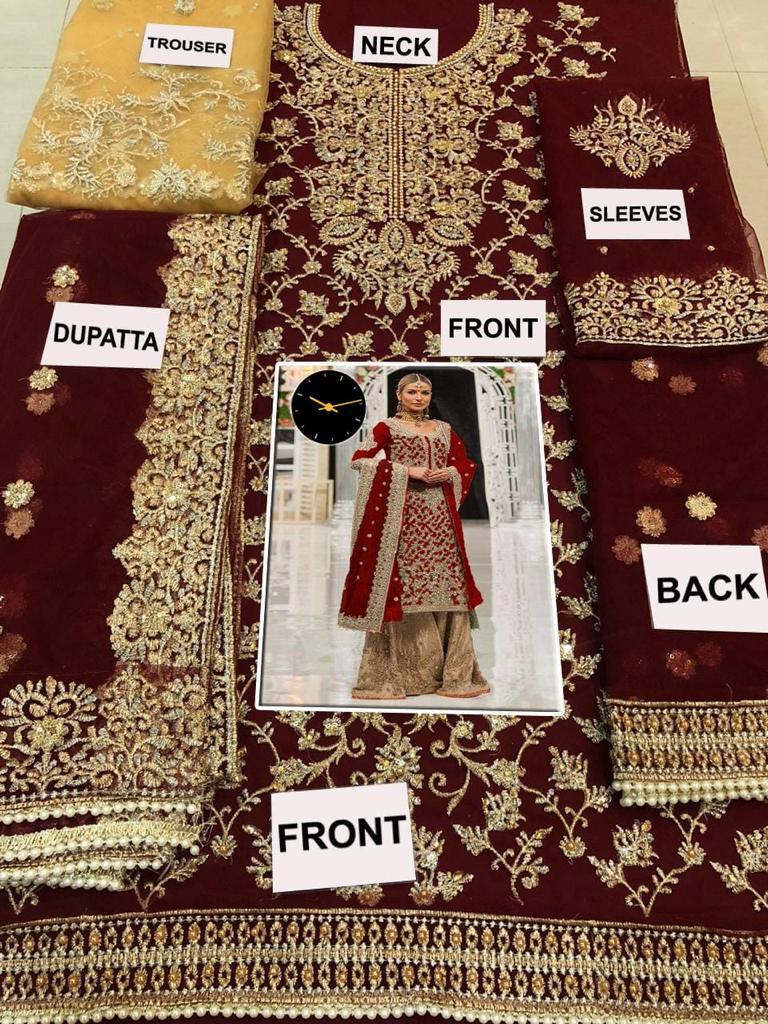 Aisha Imran Net Bridal Suit-Aarasta
