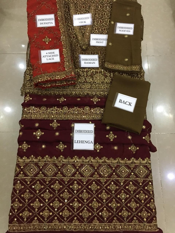 Ayesha Imran Chiffon Bridal Suit-Aarasta