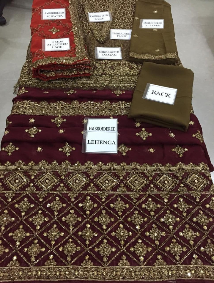 Ayesha Imran Chiffon Bridal Suit-Aarasta