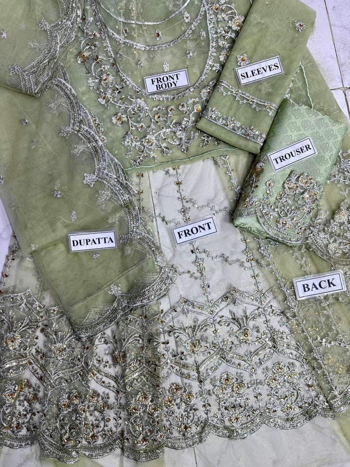 Ayeza Khan Net Frock-Aarasta