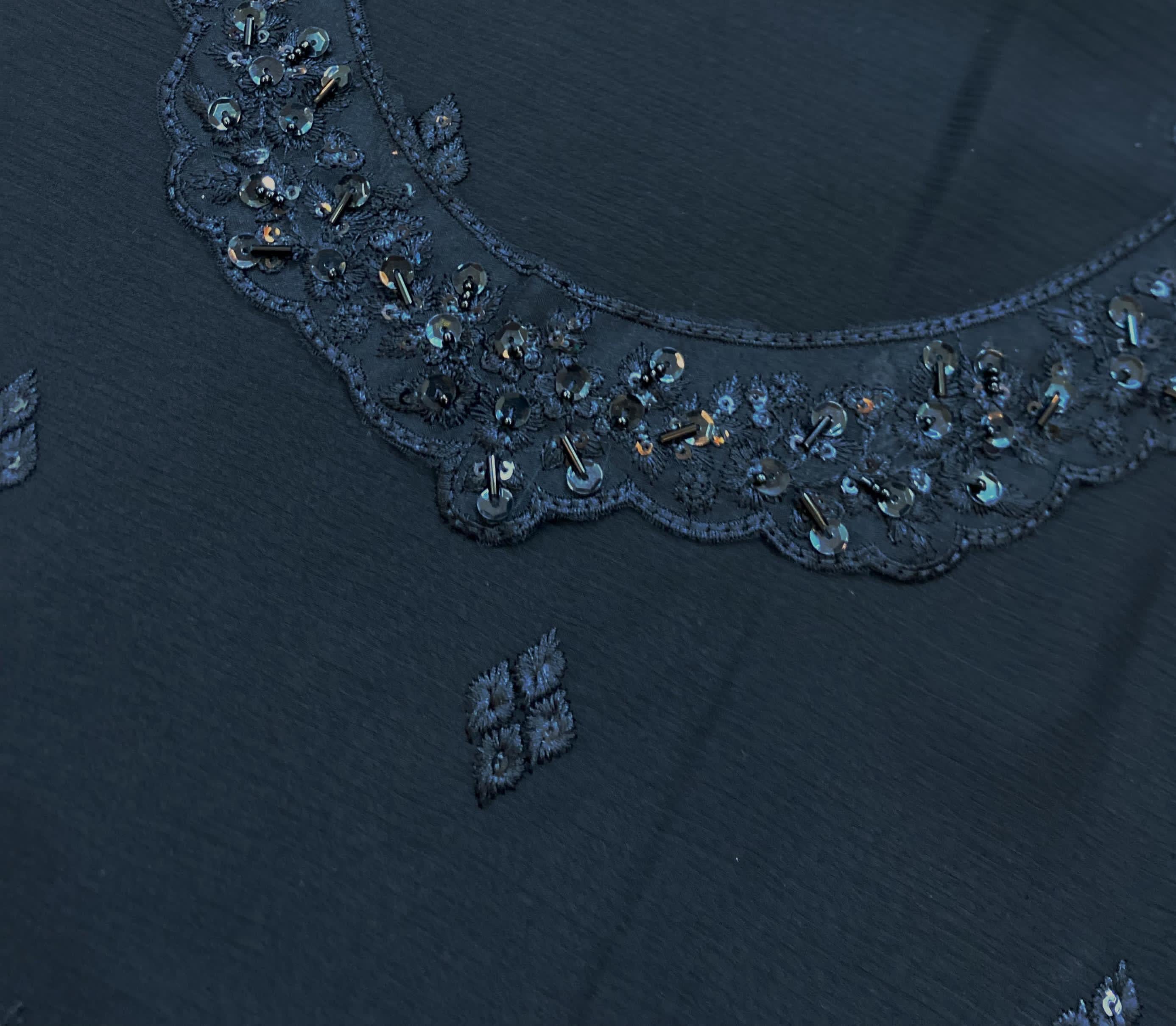 Azure Chiffon Maxi-Aarasta