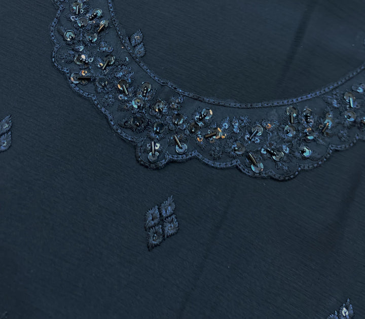 Azure Chiffon Maxi-Aarasta