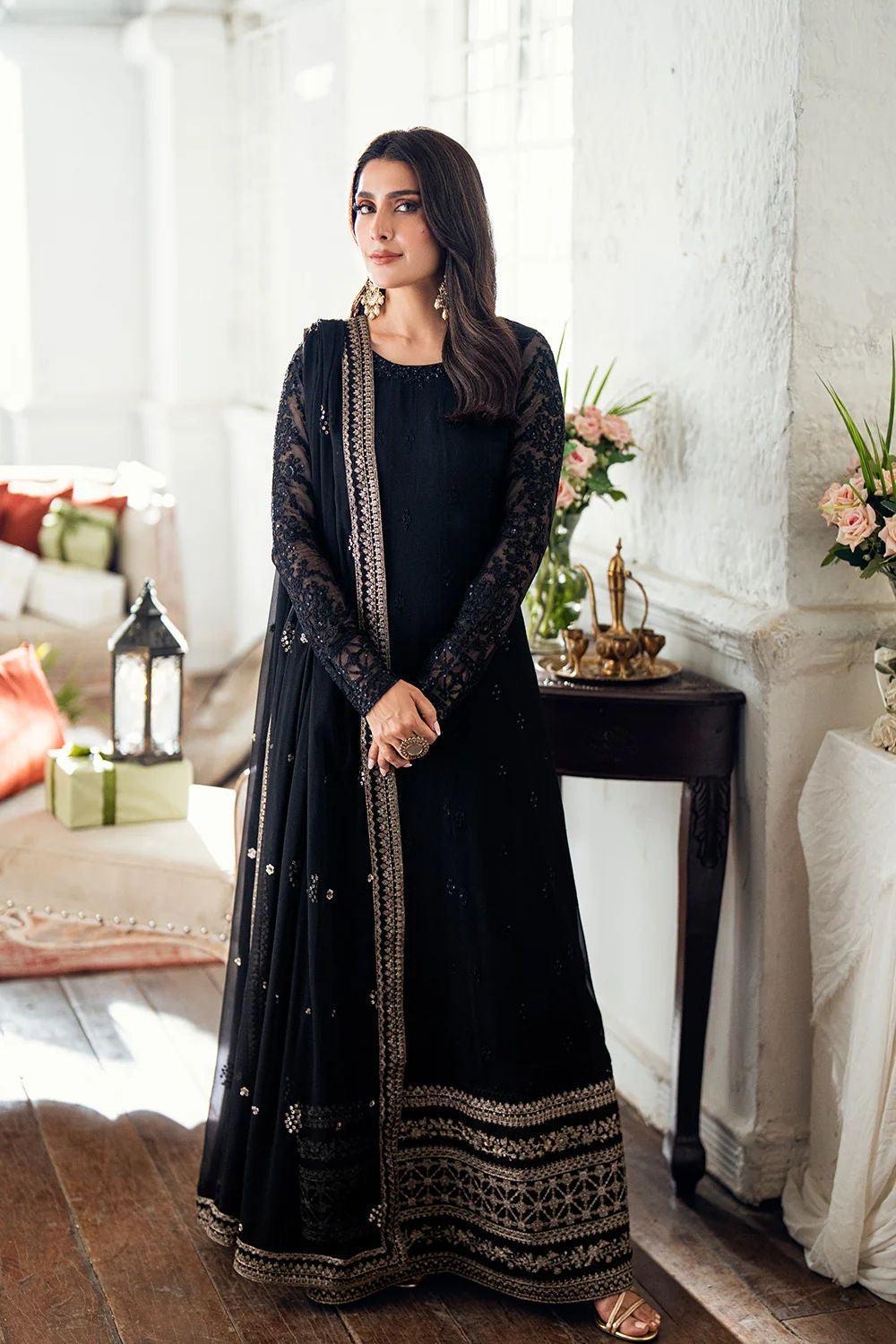 Azure Chiffon Maxi-Aarasta