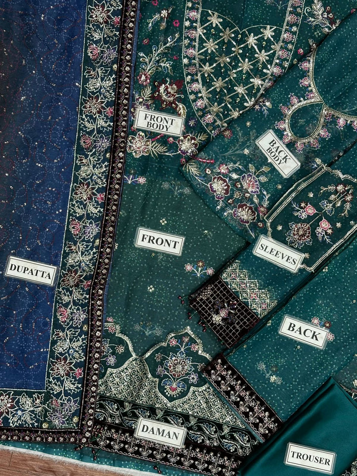 Baroque Chiffon Frock-Aarasta