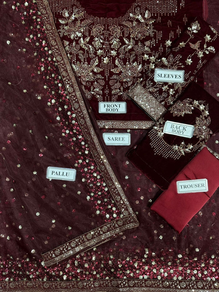 Jazmin Net Saree-Aarasta